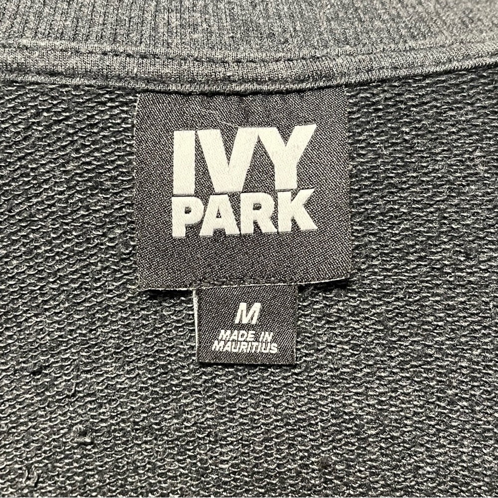 Ivy Park Dark Grey Pullover Crewneck Sweatshirt MEDIUM - Picture 9 of 9